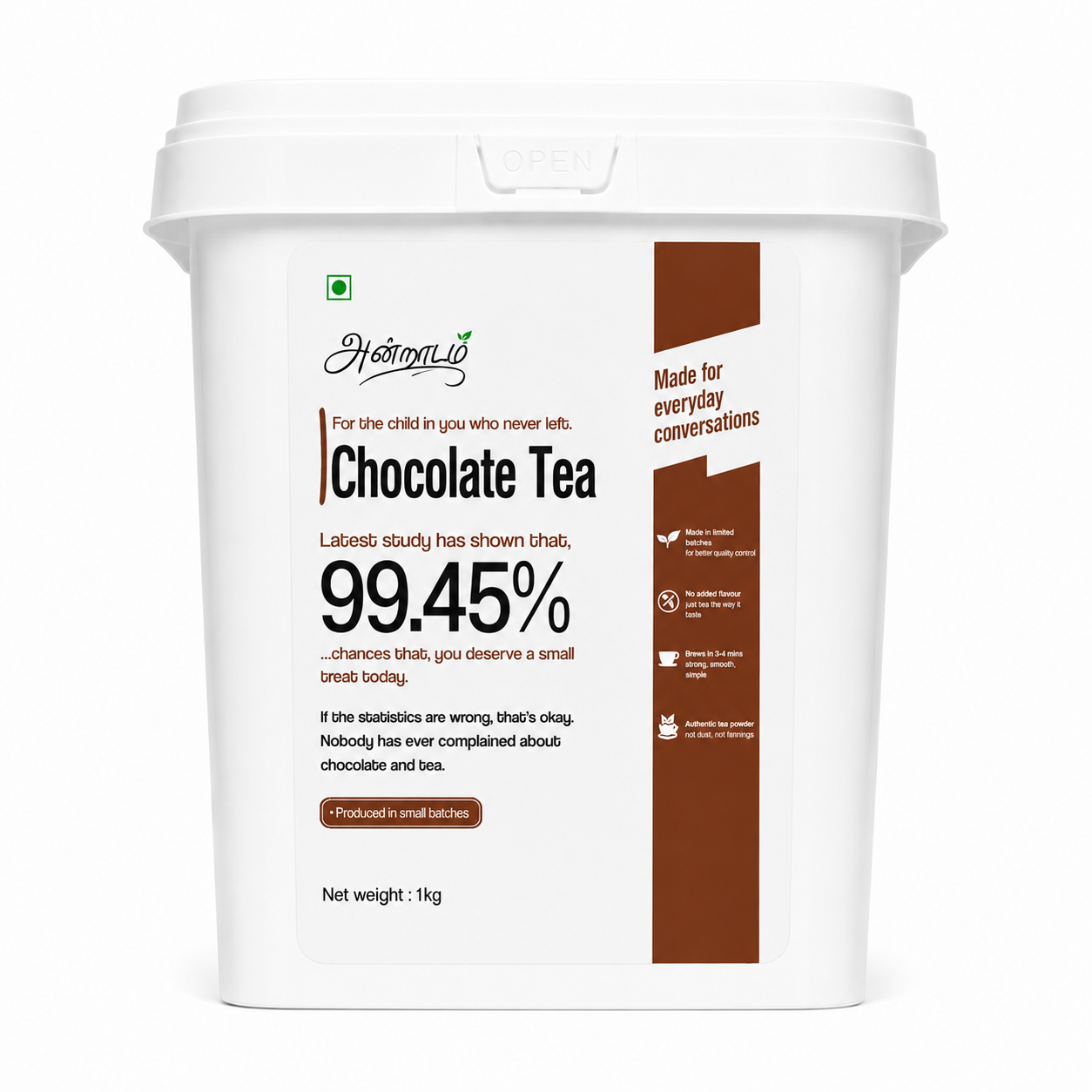 Andradam chocolate Tea 1kg