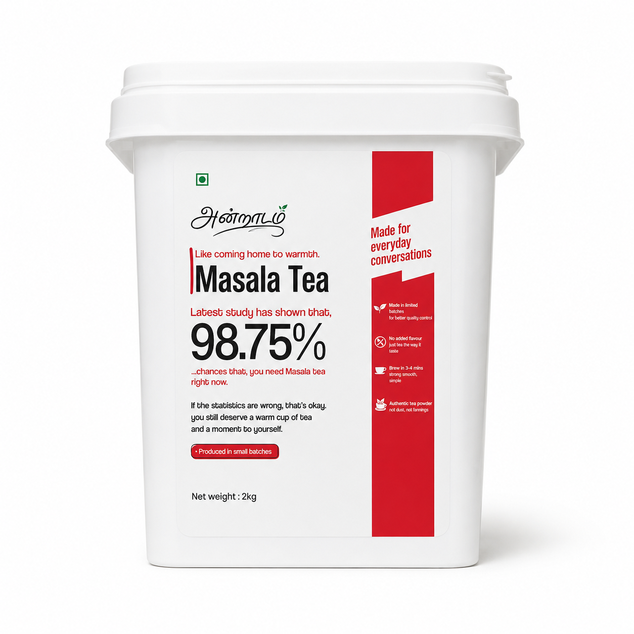 Andradam Masala Tea 2kg